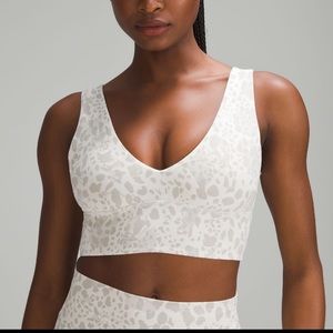 Lululemon Align bra - camo antique white
